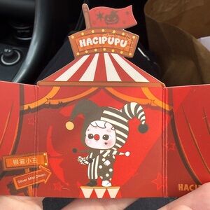 Hacipupu Silver Mini Clown Doll